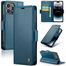 Load image into Gallery viewer, CaseMe 023 Butterfly Buckle Litchi Texture RFID Anti-theft Leather Phone Case, For iPhone 15 Pro Max, For iPhone 14, For iPhone 14 Plus, For iPhone 15 Pro, For iPhone 15 Plus, For iPhone 14 Pro, For iPhone 14 Pro Max, For iPhone 15