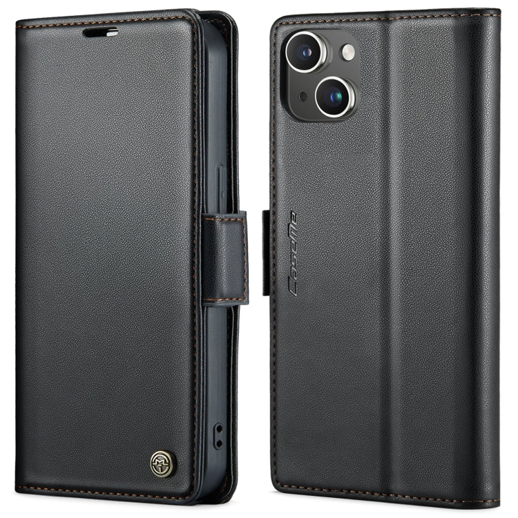 CaseMe 023 Butterfly Buckle Litchi Texture RFID Anti-theft Leather Phone Case, For iPhone 13, For iPhone 13 mini, For iPhone 13 Pro, For iPhone 13 Pro Max, For iPhone 12 / 12 Pro, For iPhone 12 Pro Max, For iPhone 12 mini, For iPhone 11