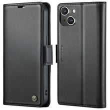 Load image into Gallery viewer, CaseMe 023 Butterfly Buckle Litchi Texture RFID Anti-theft Leather Phone Case, For iPhone 13, For iPhone 13 mini, For iPhone 13 Pro, For iPhone 13 Pro Max, For iPhone 12 / 12 Pro, For iPhone 12 Pro Max, For iPhone 12 mini, For iPhone 11