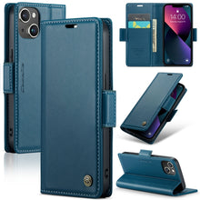 Load image into Gallery viewer, CaseMe 023 Butterfly Buckle Litchi Texture RFID Anti-theft Leather Phone Case, For iPhone 13, For iPhone 13 mini, For iPhone 13 Pro, For iPhone 13 Pro Max, For iPhone 12 / 12 Pro, For iPhone 12 Pro Max, For iPhone 12 mini, For iPhone 11
