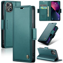 Load image into Gallery viewer, CaseMe 023 Butterfly Buckle Litchi Texture RFID Anti-theft Leather Phone Case, For iPhone 13, For iPhone 13 mini, For iPhone 13 Pro, For iPhone 13 Pro Max, For iPhone 12 / 12 Pro, For iPhone 12 Pro Max, For iPhone 12 mini, For iPhone 11