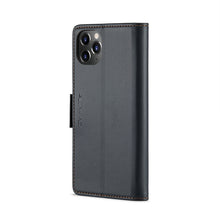 Load image into Gallery viewer, CaseMe 023 Butterfly Buckle Litchi Texture RFID Anti-theft Leather Phone Case, For iPhone 11 Pro, For iPhone 11 Pro Max, For iPhone XS Max, For iPhone XS, For iPhone XR, For iPhone SE 2022/SE 2020/6/7/8, For iPhone 6 Plus/7 Plus/8 Plus