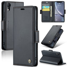 Load image into Gallery viewer, CaseMe 023 Butterfly Buckle Litchi Texture RFID Anti-theft Leather Phone Case