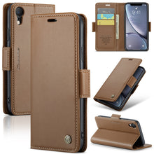 Load image into Gallery viewer, CaseMe 023 Butterfly Buckle Litchi Texture RFID Anti-theft Leather Phone Case