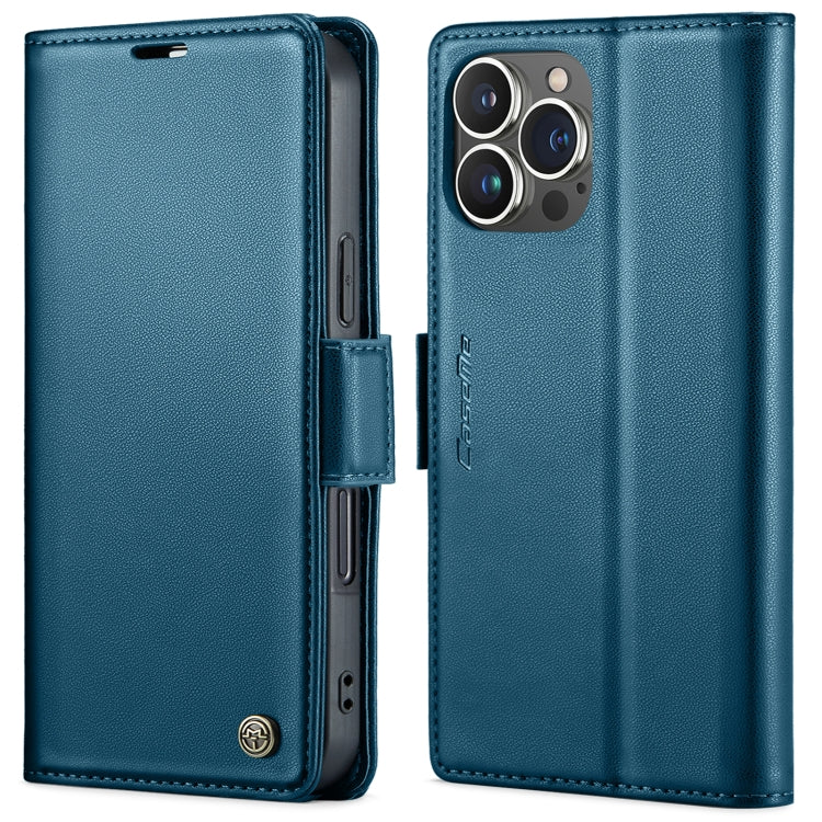 CaseMe 023 Butterfly Buckle Litchi Texture RFID Anti-theft Leather Phone Case, For iPhone 14, For iPhone 15 Pro Max, For iPhone 15 Pro, For iPhone 14 Plus, For iPhone 14 Pro, For iPhone 15 Plus, For iPhone 15, For iPhone 14 Pro Max