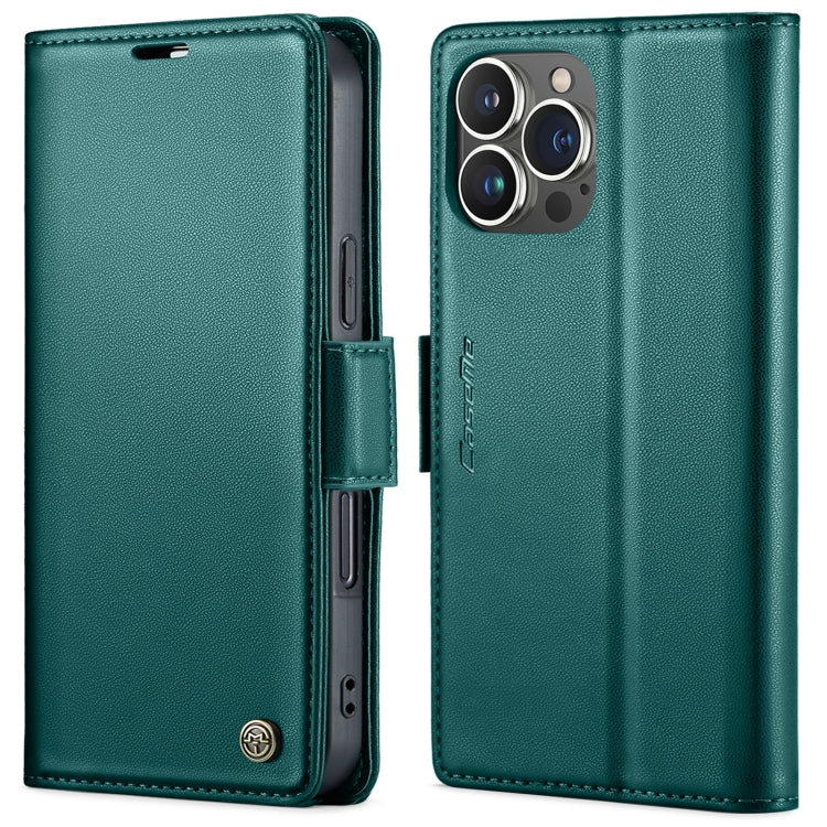 CaseMe 023 Butterfly Buckle Litchi Texture RFID Anti-theft Leather Phone Case, For iPhone 14, For iPhone 15 Pro Max, For iPhone 15 Pro, For iPhone 14 Plus, For iPhone 14 Pro, For iPhone 15 Plus, For iPhone 15, For iPhone 14 Pro Max