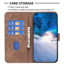 Load image into Gallery viewer, Plaid Embossed Leather Phone Case