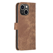 Load image into Gallery viewer, Plaid Embossed Leather Phone Case, For iPhone 15, For iPhone SE 2022 / 7 / 8, For iPhone 7 Plus / 8 Plus