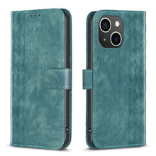 Load image into Gallery viewer, Plaid Embossed Leather Phone Case