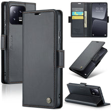 Load image into Gallery viewer, CaseMe 023 Butterfly Buckle Litchi Texture RFID Anti-theft Leather Phone Case, For Xiaomi Poco X5 Pro 5G, For Xiaomi Poco X5 5G, For Xiaomi Redmi 11A/12C, For Xiaomi 13 Lite, For Xiaomi 13 Pro, For Xiaomi 13, For Xiaomi 12T /12T Pro/Redmi K50 Ultra    ...