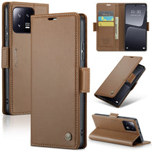 Load image into Gallery viewer, CaseMe 023 Butterfly Buckle Litchi Texture RFID Anti-theft Leather Phone Case, For Xiaomi Poco X5 Pro 5G, For Xiaomi Poco X5 5G, For Xiaomi Redmi 11A/12C, For Xiaomi 13 Lite, For Xiaomi 13 Pro, For Xiaomi 13, For Xiaomi 12T /12T Pro/Redmi K50 Ultra    ...