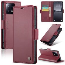 Load image into Gallery viewer, CaseMe 023 Butterfly Buckle Litchi Texture RFID Anti-theft Leather Phone Case, For Xiaomi Poco X5 Pro 5G, For Xiaomi Poco X5 5G, For Xiaomi Redmi 11A/12C, For Xiaomi 13 Lite, For Xiaomi 13 Pro, For Xiaomi 13, For Xiaomi 12T /12T Pro/Redmi K50 Ultra    ...