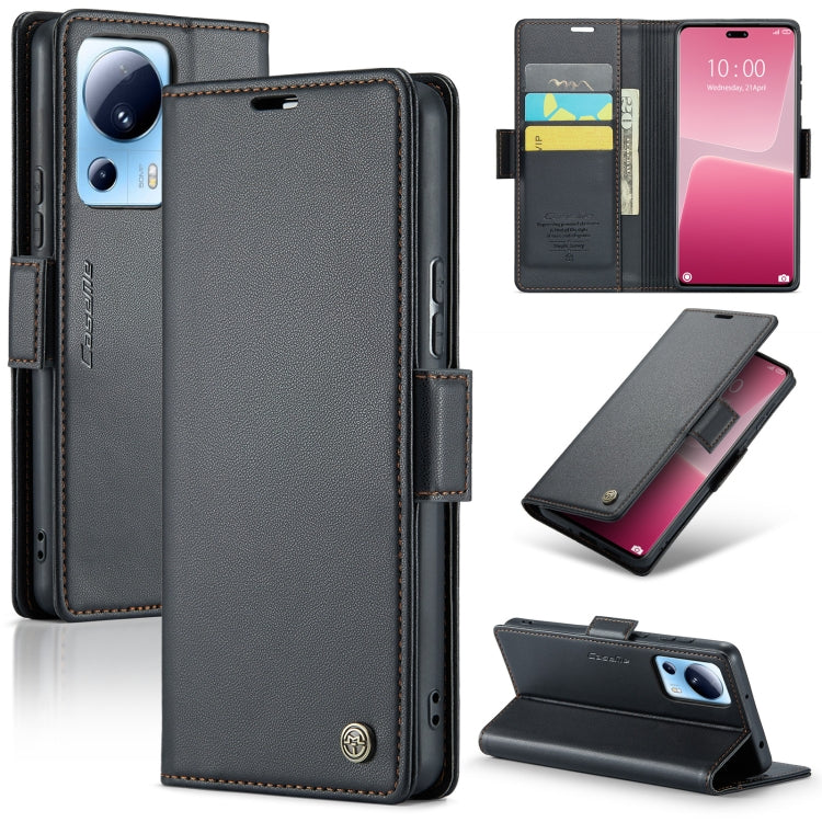 CaseMe 023 Butterfly Buckle Litchi Texture RFID Anti-theft Leather Phone Case, For Xiaomi Poco X5 Pro 5G, For Xiaomi Poco X5 5G, For Xiaomi Redmi 11A/12C, For Xiaomi 13 Lite, For Xiaomi 13 Pro, For Xiaomi 13, For Xiaomi 12T /12T Pro/Redmi K50 Ultra    ...