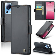 Load image into Gallery viewer, CaseMe 023 Butterfly Buckle Litchi Texture RFID Anti-theft Leather Phone Case, For Xiaomi Poco X5 Pro 5G, For Xiaomi Poco X5 5G, For Xiaomi Redmi 11A/12C, For Xiaomi 13 Lite, For Xiaomi 13 Pro, For Xiaomi 13, For Xiaomi 12T /12T Pro/Redmi K50 Ultra    ...