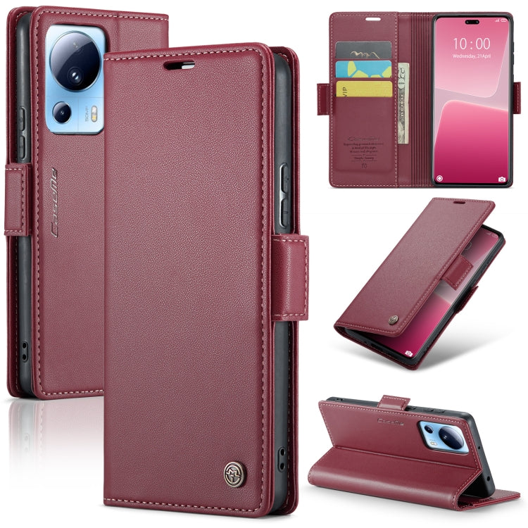 CaseMe 023 Butterfly Buckle Litchi Texture RFID Anti-theft Leather Phone Case, For Xiaomi Poco X5 Pro 5G, For Xiaomi Poco X5 5G, For Xiaomi Redmi 11A/12C, For Xiaomi 13 Lite, For Xiaomi 13 Pro, For Xiaomi 13, For Xiaomi 12T /12T Pro/Redmi K50 Ultra    ...