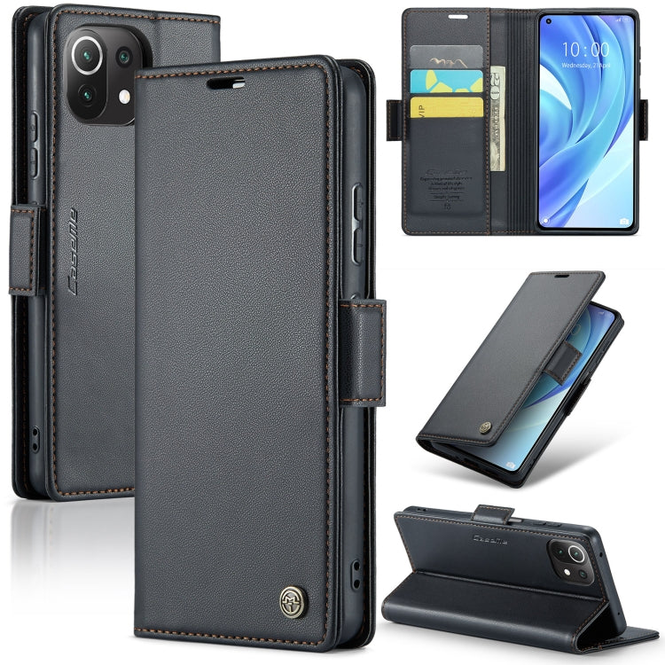 CaseMe 023 Butterfly Buckle Litchi Texture RFID Anti-theft Leather Phone Case, For Xiaomi Redmi Note 11 Pro 5G Global, For Xiaomi Redmi Note 11 4G Global, For Xiaomi 11T / 11T Pro, For Xiaomi Mi 11 Lite, For Xiaomi Mi 10T 5G／10T Pro 5G                 ...