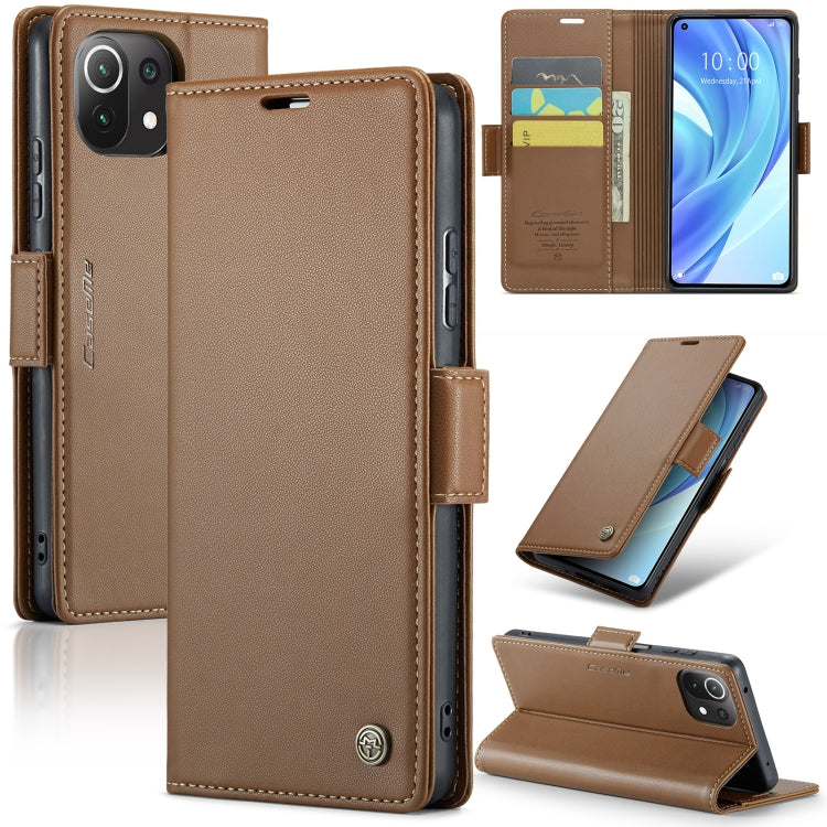CaseMe 023 Butterfly Buckle Litchi Texture RFID Anti-theft Leather Phone Case, For Xiaomi Redmi Note 11 Pro 5G Global, For Xiaomi Redmi Note 11 4G Global, For Xiaomi 11T / 11T Pro, For Xiaomi Mi 11 Lite, For Xiaomi Mi 10T 5G／10T Pro 5G                 ...