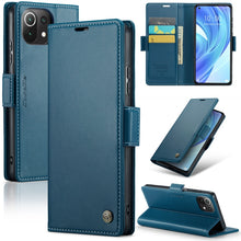 Load image into Gallery viewer, CaseMe 023 Butterfly Buckle Litchi Texture RFID Anti-theft Leather Phone Case, For Xiaomi Redmi Note 11 Pro 5G Global, For Xiaomi Redmi Note 11 4G Global, For Xiaomi 11T / 11T Pro, For Xiaomi Mi 11 Lite, For Xiaomi Mi 10T 5G／10T Pro 5G                 ...