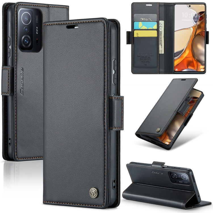 CaseMe 023 Butterfly Buckle Litchi Texture RFID Anti-theft Leather Phone Case, For Xiaomi Redmi Note 11 Pro 5G Global, For Xiaomi Redmi Note 11 4G Global, For Xiaomi 11T / 11T Pro, For Xiaomi Mi 11 Lite, For Xiaomi Mi 10T 5G／10T Pro 5G                 ...
