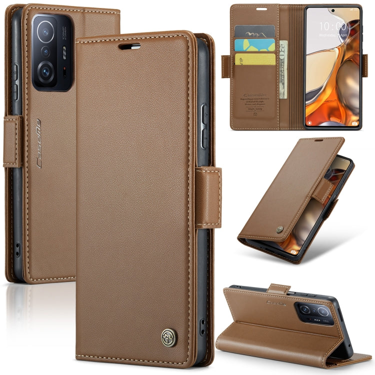 CaseMe 023 Butterfly Buckle Litchi Texture RFID Anti-theft Leather Phone Case, For Xiaomi Redmi Note 11 Pro 5G Global, For Xiaomi Redmi Note 11 4G Global, For Xiaomi 11T / 11T Pro, For Xiaomi Mi 11 Lite, For Xiaomi Mi 10T 5G／10T Pro 5G                 ...