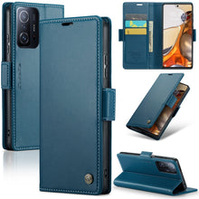 Load image into Gallery viewer, CaseMe 023 Butterfly Buckle Litchi Texture RFID Anti-theft Leather Phone Case, For Xiaomi Redmi Note 11 Pro 5G Global, For Xiaomi Redmi Note 11 4G Global, For Xiaomi 11T / 11T Pro, For Xiaomi Mi 11 Lite, For Xiaomi Mi 10T 5G／10T Pro 5G                 ...
