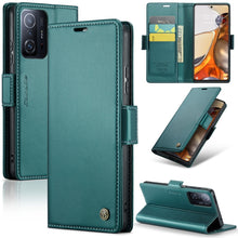 Load image into Gallery viewer, CaseMe 023 Butterfly Buckle Litchi Texture RFID Anti-theft Leather Phone Case, For Xiaomi Redmi Note 11 Pro 5G Global, For Xiaomi Redmi Note 11 4G Global, For Xiaomi 11T / 11T Pro, For Xiaomi Mi 11 Lite, For Xiaomi Mi 10T 5G／10T Pro 5G                 ...
