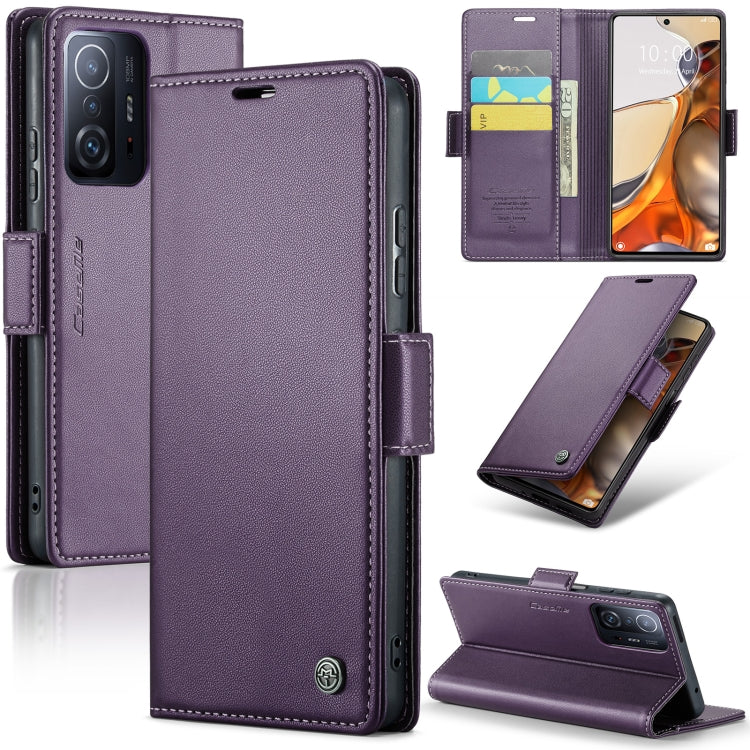 CaseMe 023 Butterfly Buckle Litchi Texture RFID Anti-theft Leather Phone Case, For Xiaomi Redmi Note 11 Pro 5G Global, For Xiaomi Redmi Note 11 4G Global, For Xiaomi 11T / 11T Pro, For Xiaomi Mi 11 Lite, For Xiaomi Mi 10T 5G／10T Pro 5G                 ...