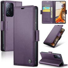 Load image into Gallery viewer, CaseMe 023 Butterfly Buckle Litchi Texture RFID Anti-theft Leather Phone Case, For Xiaomi Redmi Note 11 Pro 5G Global, For Xiaomi Redmi Note 11 4G Global, For Xiaomi 11T / 11T Pro, For Xiaomi Mi 11 Lite, For Xiaomi Mi 10T 5G／10T Pro 5G                 ...