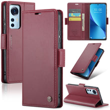 Load image into Gallery viewer, CaseMe 023 Butterfly Buckle Litchi Texture RFID Anti-theft Leather Phone Case, For Xiaomi Poco X5 Pro 5G, For Xiaomi Poco X5 5G, For Xiaomi Redmi 11A/12C, For Xiaomi 13 Lite, For Xiaomi 13 Pro, For Xiaomi 13, For Xiaomi 12T /12T Pro/Redmi K50 Ultra    ...