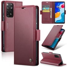 Load image into Gallery viewer, CaseMe 023 Butterfly Buckle Litchi Texture RFID Anti-theft Leather Phone Case, For Xiaomi Redmi Note 11 Pro 5G Global, For Xiaomi Redmi Note 11 4G Global, For Xiaomi 11T / 11T Pro, For Xiaomi Mi 11 Lite, For Xiaomi Mi 10T 5G／10T Pro 5G                 ...
