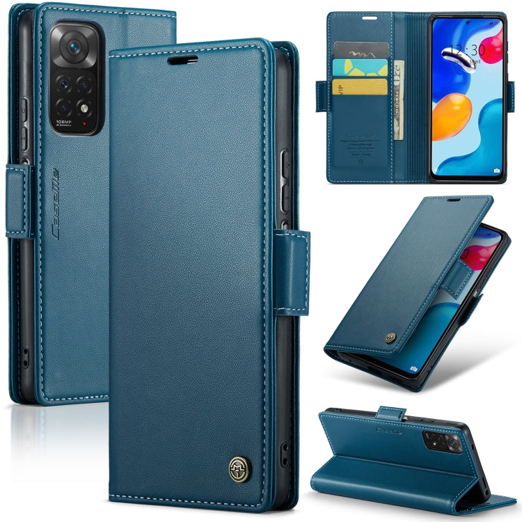 CaseMe 023 Butterfly Buckle Litchi Texture RFID Anti-theft Leather Phone Case, For Xiaomi Redmi Note 11 Pro 5G Global, For Xiaomi Redmi Note 11 4G Global, For Xiaomi 11T / 11T Pro, For Xiaomi Mi 11 Lite, For Xiaomi Mi 10T 5G／10T Pro 5G                 ...