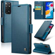 Load image into Gallery viewer, CaseMe 023 Butterfly Buckle Litchi Texture RFID Anti-theft Leather Phone Case, For Xiaomi Redmi Note 11 Pro 5G Global, For Xiaomi Redmi Note 11 4G Global, For Xiaomi 11T / 11T Pro, For Xiaomi Mi 11 Lite, For Xiaomi Mi 10T 5G／10T Pro 5G                 ...