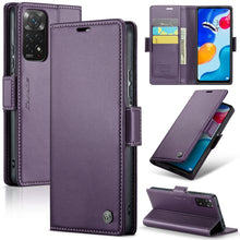 Load image into Gallery viewer, CaseMe 023 Butterfly Buckle Litchi Texture RFID Anti-theft Leather Phone Case, For Xiaomi Redmi Note 11 Pro 5G Global, For Xiaomi Redmi Note 11 4G Global, For Xiaomi 11T / 11T Pro, For Xiaomi Mi 11 Lite, For Xiaomi Mi 10T 5G／10T Pro 5G                 ...