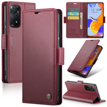 Load image into Gallery viewer, CaseMe 023 Butterfly Buckle Litchi Texture RFID Anti-theft Leather Phone Case, For Xiaomi Redmi Note 11 Pro 5G Global, For Xiaomi Redmi Note 11 4G Global, For Xiaomi 11T / 11T Pro, For Xiaomi Mi 11 Lite, For Xiaomi Mi 10T 5G／10T Pro 5G                 ...