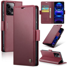 Load image into Gallery viewer, CaseMe 023 Butterfly Buckle Litchi Texture RFID Anti-theft Leather Phone Case, For Xiaomi Poco X5 Pro 5G, For Xiaomi Poco X5 5G, For Xiaomi Redmi 11A/12C, For Xiaomi 13 Lite, For Xiaomi 13 Pro, For Xiaomi 13, For Xiaomi 12T /12T Pro/Redmi K50 Ultra    ...
