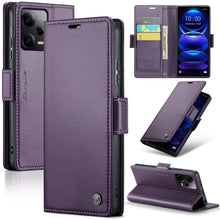Load image into Gallery viewer, CaseMe 023 Butterfly Buckle Litchi Texture RFID Anti-theft Leather Phone Case, For Xiaomi Poco X5 Pro 5G, For Xiaomi Poco X5 5G, For Xiaomi Redmi 11A/12C, For Xiaomi 13 Lite, For Xiaomi 13 Pro, For Xiaomi 13, For Xiaomi 12T /12T Pro/Redmi K50 Ultra    ...