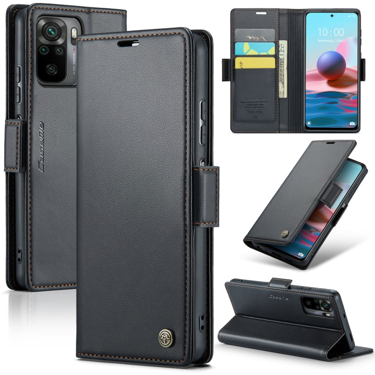 CaseMe 023 Butterfly Buckle Litchi Texture RFID Anti-theft Leather Phone Case, For Xiaomi Redmi Note 11 Pro 5G Global, For Xiaomi Redmi Note 11 4G Global, For Xiaomi 11T / 11T Pro, For Xiaomi Mi 11 Lite, For Xiaomi Redmi Note 10 4G/Note 10S            ...