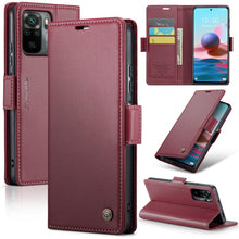 Load image into Gallery viewer, CaseMe 023 Butterfly Buckle Litchi Texture RFID Anti-theft Leather Phone Case, For Xiaomi Redmi Note 11 Pro 5G Global, For Xiaomi Redmi Note 11 4G Global, For Xiaomi 11T / 11T Pro, For Xiaomi Mi 11 Lite, For Xiaomi Redmi Note 10 4G/Note 10S            ...