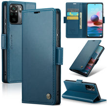 Load image into Gallery viewer, CaseMe 023 Butterfly Buckle Litchi Texture RFID Anti-theft Leather Phone Case, For Xiaomi Redmi Note 11 Pro 5G Global, For Xiaomi Redmi Note 11 4G Global, For Xiaomi 11T / 11T Pro, For Xiaomi Mi 11 Lite, For Xiaomi Redmi Note 10 4G/Note 10S            ...