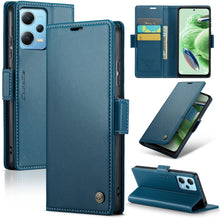 Load image into Gallery viewer, CaseMe 023 Butterfly Buckle Litchi Texture RFID Anti-theft Leather Phone Case, For Xiaomi Poco X5 Pro 5G, For Xiaomi Poco X5 5G, For Xiaomi Redmi 11A/12C, For Xiaomi 13 Lite, For Xiaomi 13 Pro, For Xiaomi 13, For Xiaomi 12T /12T Pro/Redmi K50 Ultra    ...
