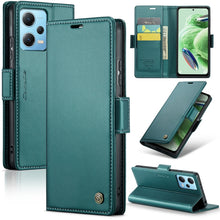 Load image into Gallery viewer, CaseMe 023 Butterfly Buckle Litchi Texture RFID Anti-theft Leather Phone Case, For Xiaomi Poco X5 Pro 5G, For Xiaomi Poco X5 5G, For Xiaomi Redmi 11A/12C, For Xiaomi 13 Lite, For Xiaomi 13 Pro, For Xiaomi 13, For Xiaomi 12T /12T Pro/Redmi K50 Ultra    ...
