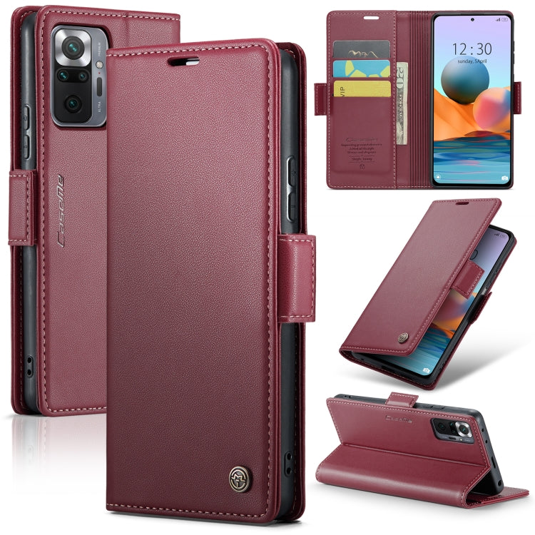 CaseMe 023 Butterfly Buckle Litchi Texture RFID Anti-theft Leather Phone Case, For Xiaomi Redmi Note 11 Pro 5G Global, For Xiaomi Redmi Note 11 4G Global, For Xiaomi 11T / 11T Pro, For Xiaomi Mi 11 Lite, For Xiaomi Redmi Note 10 4G/Note 10S            ...