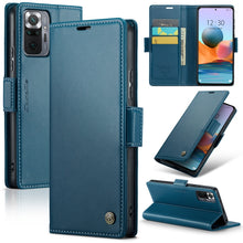 Load image into Gallery viewer, CaseMe 023 Butterfly Buckle Litchi Texture RFID Anti-theft Leather Phone Case, For Xiaomi Redmi Note 11 Pro 5G Global, For Xiaomi Redmi Note 11 4G Global, For Xiaomi 11T / 11T Pro, For Xiaomi Mi 11 Lite, For Xiaomi Redmi Note 10 4G/Note 10S            ...