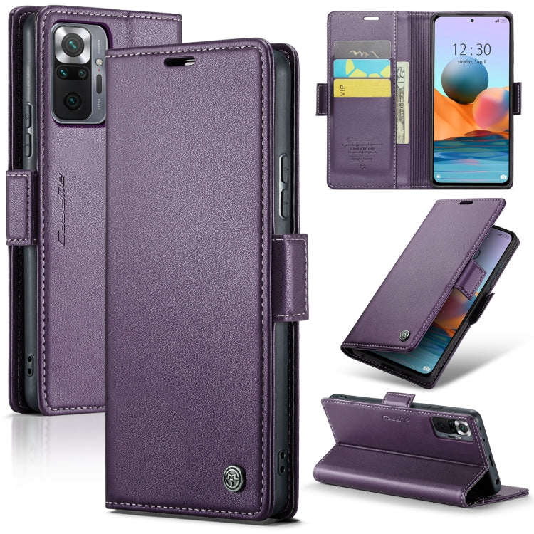CaseMe 023 Butterfly Buckle Litchi Texture RFID Anti-theft Leather Phone Case, For Xiaomi Redmi Note 11 Pro 5G Global, For Xiaomi Redmi Note 11 4G Global, For Xiaomi 11T / 11T Pro, For Xiaomi Mi 11 Lite, For Xiaomi Redmi Note 10 4G/Note 10S            ...