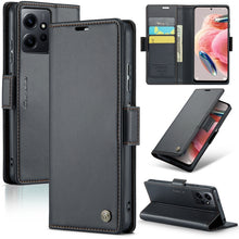 Load image into Gallery viewer, CaseMe 023 Butterfly Buckle Litchi Texture RFID Anti-theft Leather Phone Case, For Xiaomi Redmi Note 13 5G, For Xiaomi Redmi Note 13 Pro+ 5G, For Xiaomi Redmi Note 13 Pro 5G, For Xiaomi Redmi 12 4G／12 5G／Note 12R／POCO M6 Pro 5G, For Xiaomi 13T/13T Pro ...