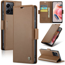Load image into Gallery viewer, CaseMe 023 Butterfly Buckle Litchi Texture RFID Anti-theft Leather Phone Case, For Xiaomi Redmi Note 13 5G, For Xiaomi Redmi Note 13 Pro+ 5G, For Xiaomi Redmi Note 13 Pro 5G, For Xiaomi Redmi 12 4G／12 5G／Note 12R／POCO M6 Pro 5G, For Xiaomi 13T/13T Pro ...
