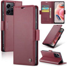 Load image into Gallery viewer, CaseMe 023 Butterfly Buckle Litchi Texture RFID Anti-theft Leather Phone Case, For Xiaomi Redmi Note 13 5G, For Xiaomi Redmi Note 13 Pro+ 5G, For Xiaomi Redmi Note 13 Pro 5G, For Xiaomi Redmi 12 4G／12 5G／Note 12R／POCO M6 Pro 5G, For Xiaomi 13T/13T Pro ...