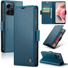 Load image into Gallery viewer, CaseMe 023 Butterfly Buckle Litchi Texture RFID Anti-theft Leather Phone Case, For Xiaomi Redmi Note 13 5G, For Xiaomi Redmi Note 13 Pro+ 5G, For Xiaomi Redmi Note 13 Pro 5G, For Xiaomi Redmi 12 4G／12 5G／Note 12R／POCO M6 Pro 5G, For Xiaomi 13T/13T Pro ...