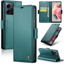 Load image into Gallery viewer, CaseMe 023 Butterfly Buckle Litchi Texture RFID Anti-theft Leather Phone Case, For Xiaomi Redmi Note 13 5G, For Xiaomi Redmi Note 13 Pro+ 5G, For Xiaomi Redmi Note 13 Pro 5G, For Xiaomi Redmi 12 4G／12 5G／Note 12R／POCO M6 Pro 5G, For Xiaomi 13T/13T Pro ...