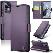 Load image into Gallery viewer, CaseMe 023 Butterfly Buckle Litchi Texture RFID Anti-theft Leather Phone Case, For Xiaomi Poco X5 Pro 5G, For Xiaomi Poco X5 5G, For Xiaomi Redmi 11A/12C, For Xiaomi 13 Lite, For Xiaomi 13 Pro, For Xiaomi 13, For Xiaomi 12T /12T Pro/Redmi K50 Ultra    ...